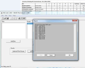 NVC site 1 MAVIS results